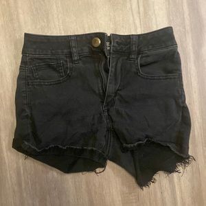 Black American Eagle Jean Shorts